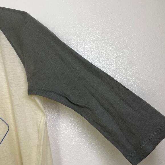 Saint Laurent Robot Shirt Size Medium Multi Graphic Logo Raglan Crew Wool Blend - Picture 4 of 15